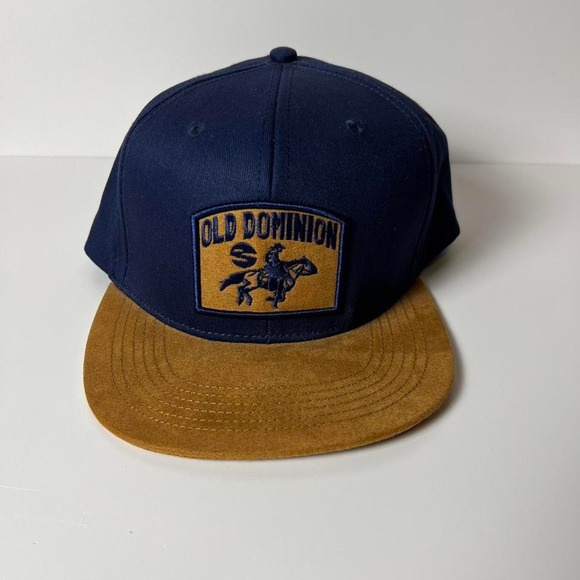 Old Dominion Other - Old‎ Dominion Band Navy Blue Suede Snapback Hat